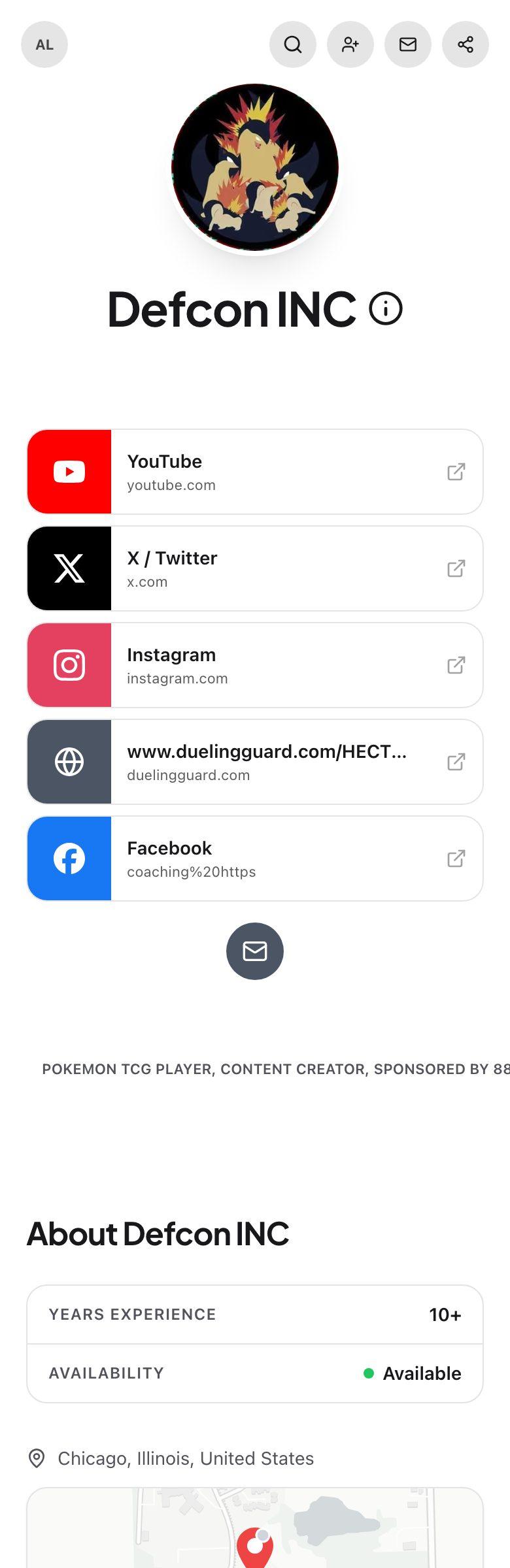Defcon INC's profile preview