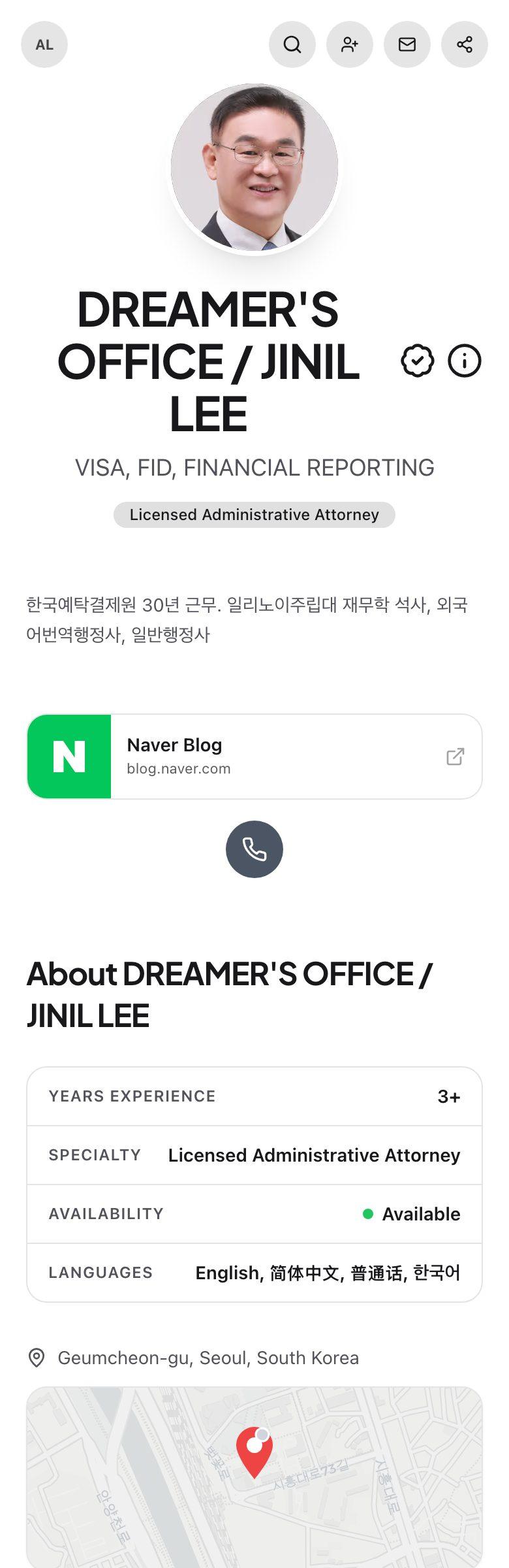 DREAMER'S OFFICE / JINIL LEE's profile preview