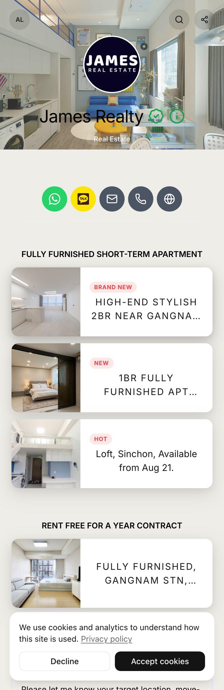 James Realty's profile preview